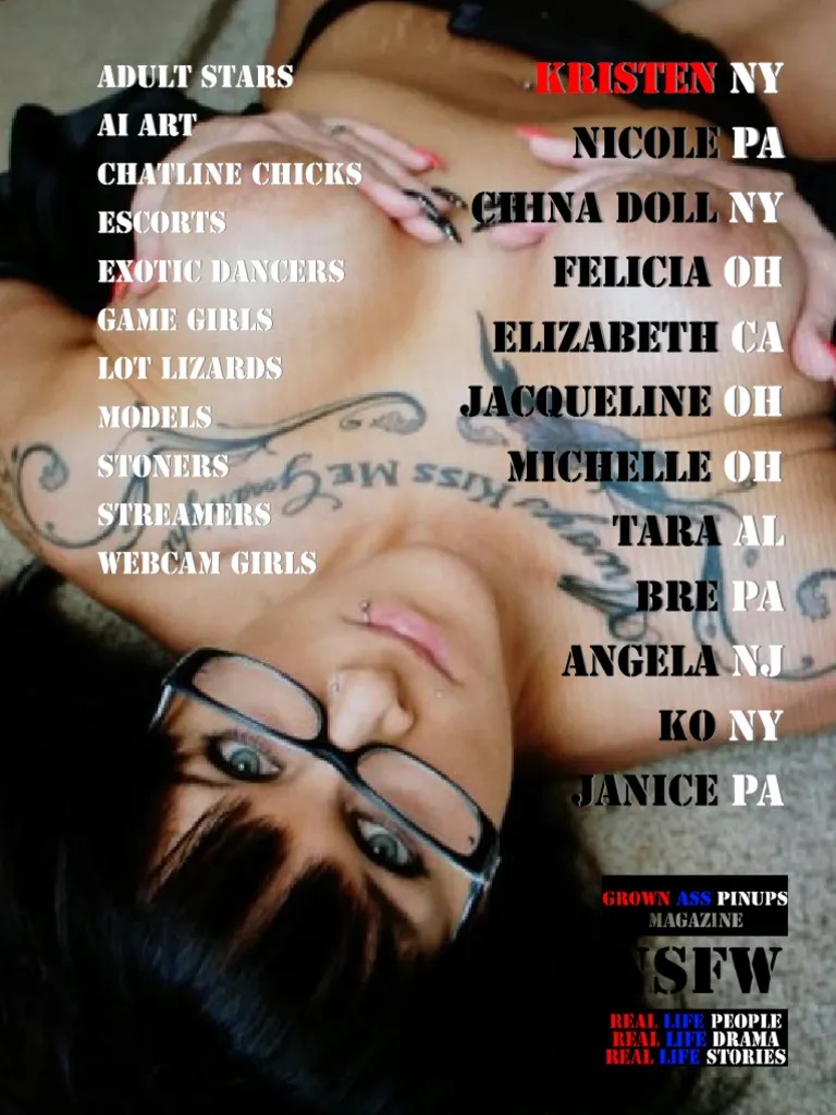 Grown Ass Pinups Magazine - Grown Ass Pinups Magazine