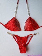Amber Competition Bikinis - Desire Red bikini
